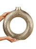 Beliani Dekovase COMAL in Gold - (W) 37 x (H) 40 x (L) 7 cm