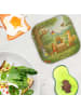 Mr. & Mrs. Panda Glas-Untersetzer Waldtiere Picknick Design ohne... in Weiß