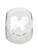 Mr. & Mrs. Panda Leckerli Glas Menschojede Lebensretter ohne Spruch in Grau Pastell