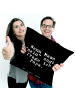 Mr. & Mrs. Panda Kissen Wenn Mama "nein" sagt,... mit Spruch in Schwarz