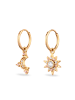 Elli Ohrringe 925 Sterling Silber in Gold