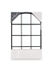 GIFTDECOR Fensterspiegel in schwarz