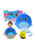 Wisam® Wachsender Plüsch-Springball in Form eines blauen Hais, 50
