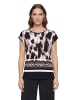 Betty Barclay Blusenshirt mit Aufdruck in Schwarz/Beige