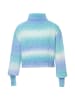 Sidona Damen Rollkragenpullover in BLAU MEHRFARBIG