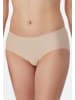 Schiesser Panty Invisible Cotton in Schwarz / Weiß / Sand