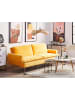 Beliani 3-Sitzer Sofa VETTRE in Gelb/Gold - (W) 210 x (H) 88 x (L) 84 cm