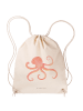 Mr. & Mrs. Panda Sportrucksack Tintenfisch ohne Spruch in Creme