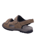 WALDLÄUFER Komfort Sandalen für Herren in mittel-braun