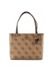 Guess Noelle Shopper Tasche 33 cm in latte logo-brown