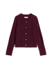 Marc O'Polo DENIM Zopfstrick-Cardigan oversized in Mahagony Jam