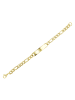 Adeliás Damen Armband aus Edelstahl 18 cm in gold