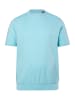 Men Plus Kurzarm T-Shirt in helles türkis