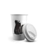Mr. & Mrs. Panda To Go Becher Stinktier Sitzen ohne Spruch in Weiß