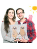 Mr. & Mrs. Panda Sofakissen Faultier Pärchen ohne Spruch in Grau Pastell