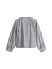Marc O'Polo Geraffte Bluse loose in Light Blue