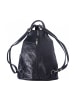 Florence Florence Cityrucksack, Schultertasche Leder schwarz ca. 26cm