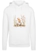 F4NT4STIC Hoodie Ostern Küken Ei Blumen in weiß
