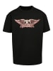 F4NT4STIC Oversize T-Shirt Aerosmith Rock Band Logo in schwarz