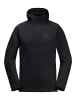 Jack Wolfskin Funktionsjacke ALPGRAT HOODED FZ M in Schwarz