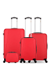 Hero 4 tlg. Kofferset LANZAROTE-C in Rot (95L/64L/37L/9L)