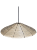 Beliani Pendelleuchten LUAGAN in Naturfarben/Schwarz - (W) 67 x (H) 112 x (L) 67 cm