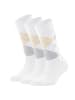 Burlington Socken 3er Pack in Weiß/Grau/Beige