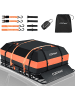 COSTWAY Dachbox Auto 425 L in Orange