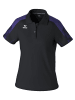 erima Damen Poloshirt in schwarz/ultra violet