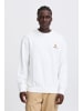 BLEND Rundhalspullover BHBRODY Sweatshirt crew print in Braun