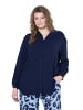 Studio Untold Hemdbluse in dunkelblau