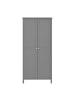 ebuy24 Kleiderschrank Tromsø Grau 178 x 50 cm