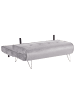 Beliani 2-Sitzer Sofa VESTFOLD in Grau/Gold - (W) 130 x (H) 45 x (L) 78 cm