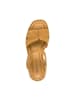 Tamaris Sandalen mit Absatz aus Leder Braun