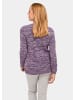 GOLDNER Pullover Pullover mit Glanzgarn in flieder / melange
