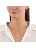 Amor Kette mit Anhänger Silber 925, rhodiniert, Perlmutt in Silber