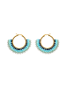 IZIA Women Earrings in Turquoise