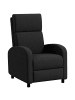 HOMCOM Relaxsessel in Schwarz 86L x 64B x 102H cm