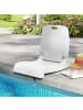 COSTWAY Klappbarer Outdoor Stuhl für Pool in Weiß
