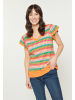 usha BLUE LABEL Women Sweater in multicolour orange