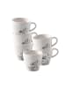 Villeroy & Boch 6er Set Kaffeetassen Manufacture Rock blanc - Mickey Mouse 160 ml weiß in weiß