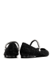 Wittchen Damen-Ballerinas im Tweed-Look in Black
