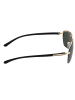 Simplify Polarisierte Sonnenbrille "Lennox" in Gold/Schwarz