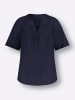 Sieh an! Baumwoll-Bluse in marine