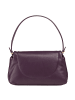 DuDu Melville Schultertasche Leder 31 cm in deep purple