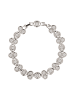 faina Women Bracelet With Rhinestones in Silver