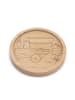Mr. & Mrs. Panda Bierdeckel Holz Igel Maronen ohne Spruch in Transparent