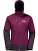 Jack Wolfskin Funktions-Regenjacke EAGLE PEAK in Lila