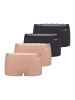 Sloggi Short Slip Go Blush in Schwarz / beige