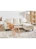 Beliani Ecksofa ELVENES in Beige/Schwarz - (W) 206 x (H) 69 x (L) 140 cm linksseitig